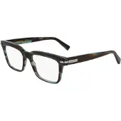 Ferragamo Herren SF3014 315 Rahmen von BRILLEN Acetat Grün Quadratisch Normal
