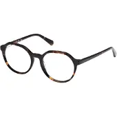 GUESS Unisex GU50166 052 Rahmen von BRILLEN Acetat Havanna Rund Normal