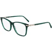 Ferragamo Damen SF3013 317 Rahmen von BRILLEN Acetat Grün Quadratisch Normal