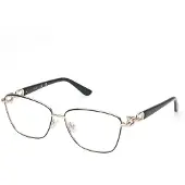 GUESS Damen GU50179 097 Rahmen von BRILLEN Metall Grün Quadratisch Normal