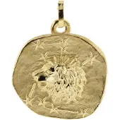 Trendor 08982-08 Sternzeichen-Anhänger Löwe 333 Gold 20 mm