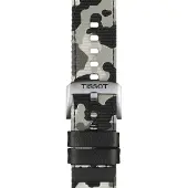 Tissot T852046771 Uhrenarmband 22 mm Textil Camouflage