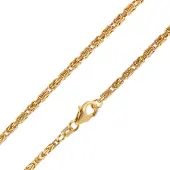 Trendor 15792 Halskette Gold 333/8K Königskette Breite 2,0 mm