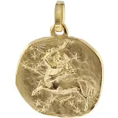 Trendor 08958-12 Sternzeichen-Anhänger Schütze 585 Gold 16 mm