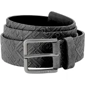 BOSS 50461652-001 Herren Leder-Gürtel Schwarz Ther