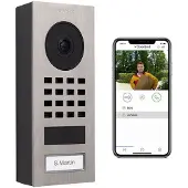 DoorBird WLAN-IP-Türsprechanlage D1101V, Edelstahl V2A, Aufputz