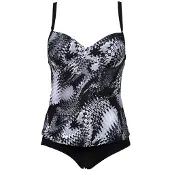 Arena W Zora Tankini C-cup Black Multi-black Größe: 46 | Tankinis Outlet | Damen | Schwarz