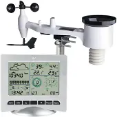 ELV Funk-Wetterstation WS3080, inkl. Kombi-Solar-Außensensor (868 MHz) und PC-Auswertesoftware