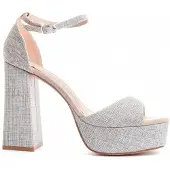 Montevita Absatzsandalette Festsand7 in Grau