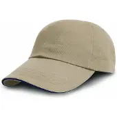 Result Brushed Cotton Decorators Cap With Sandwich Peak