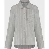 Yumeko Pyjamaoberteil Flanell XL Grau - Eco, Bio & Fairtrade