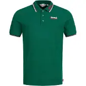Lonsdale Herren Poloshirt schmale Passform LION Bottle Green S