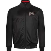 TAPOUT Herren Trainingsjacke normale Passform TEMACULA Black/Red/Ecru 3XL