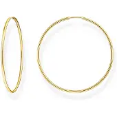 Thomas Sabo CR729-413-39 Damen-Ohrringe Creolen Groß vergoldet