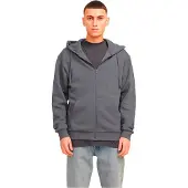 Jack & Jones Kapuzensweatjacke "JJEBRADLEY mit Kapuze, ideal für kalte Jahreszeit" Materialmix, relaxed fit