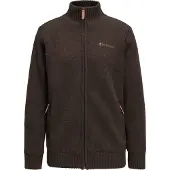 Pinewood 3479 Hurricane Damen Full Zip Sweater D.Brown Melange (235) XL