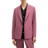 AllSaints Aura Blazer Pink Größe: 44 | Blazer Outlet | Herren | Rosa