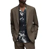 AllSaints Lenox Blazer Brown Größe: 34 | Blazer Outlet | Herren | Braun