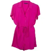 French Connection Rever Playsuit Wild Rosa Größe: 6 | Playsuits Outlet | Damen
