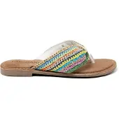 Lazamani Slipper 75.108 Damen White Multi-Schuhgröße 37