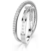 Swarovski Hyperbola Silver Coloured Ring 5691228/CFG