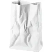 Rosenthal Do not litter Tütenvase 18 cm Weiss matt