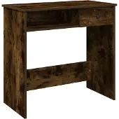 vidaXL Schreibtisch Räuchereiche 80x40x75 cm Holzwerkstoff