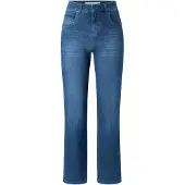 ANGELS Stretch-Jeans "LARA" weite Passform, aus Baumwollmischung, mit Metallreißverschluss
