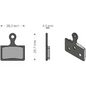 Brenta Ciclo Durace/xtr/mcx1shimano/rever/tek Sinterbremsbeläge