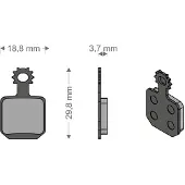 Brenta Ciclo Performance Tech Mt5/mt7 Magura (4 Pieces) Scheibenbremsbeläge