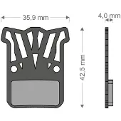 Brenta Ciclo Light Tech Hrd/etap/level Ultimate/tlm Sram Scheibenbremsbeläge