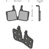 Brenta Ciclo Performance Tech Mt5/mt7 Magura Scheibenbremsbeläge