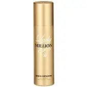 Paco Rabanne Rabanne Lady Million, Frauen, Deodorant, Spray-Deodorant, Spray, 150 ml, Neroli, Orangenblüte, Himbeere
