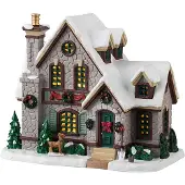 Lemax Weiße Weihnachten 15x24x21 cm Weihnachtshaus