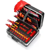 Knipex Werkzeugkoffer Basic E-Mobilität 34-teilig 410 mm - 002105EV
