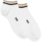 BOSS Sneakersocken "2P AS Uni stripe CC" Packung, 2er, mit geringeltem Abschluss