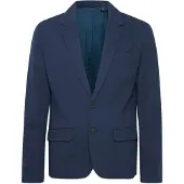 Blend Sakko "Sakko BHLangford", Herren, Gr. 48, blau (marineblaus), Obermaterial: 64% Viskose CV. 31% Polyester PES. 5% Elasthan EL., taillenlang, Sakkos Sakko