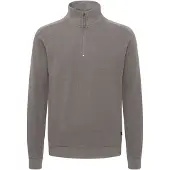 INDICODE JEANS Troyer "Troyer IDNadol", Herren, Gr. M, grau (pewter), Obermaterial: 100% Baumwolle CO., Pullover Troyer