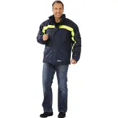 Planam Jacke Outdoor Cosmic marine/gelb XXL
