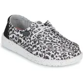 HeyDude Wendy Leopard Schwarz/Grau - Dames Instappers - HD40735-097HEYDUDE