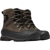 Sorel - Warme, wasserfeste, steigende Schuhe - Buxton Lace Boot WP M Major Black für Herren aus Leder - Größe 41 - Braun