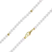 Trendor 15916 Damenkette Muschelkern-Perlen