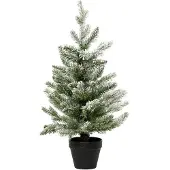 Kaemingk Allison Mini-Baum d60h90 cm grün/weiß (groen;wit)