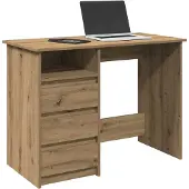 vidaXL Schreibtisch Artisan-Eiche 102x50x75 cm Holzwerkstoff