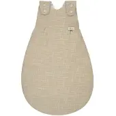 Alvi BABY-MÄXCHEN Ganzjahresschlafsack Slub Musselin 2.5 TOG, beige, 74