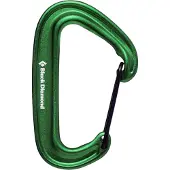 Black Diamond Miniwire Karabiner grün