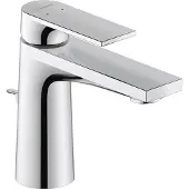 Duravit Waschtisch-Einhebelmischer Tulum S Ausl. 110mm, m Zugst.Abl.Gar., chrom