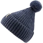 Sterntaler Strickmütze Melange in mittelblau | Gr.: 51 cm
