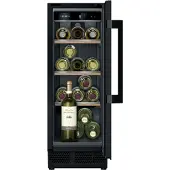 Siemens iQ500 KU20WVHF0, Weinkühler mit Kompressor, Integriert, 21 Flasche(n), 70 W, F, Schwarz