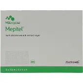 Molnlycke Health Care Mepitel Silikon Netzverband 8x10 cm steril 5 St